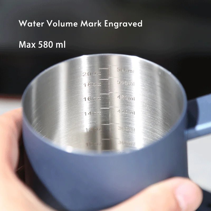 304 Stainless Steel 600ml Long Gooseneck Spout Barista Espresso Coffee Maker Kettle Teapot Accessories Tools - Deems