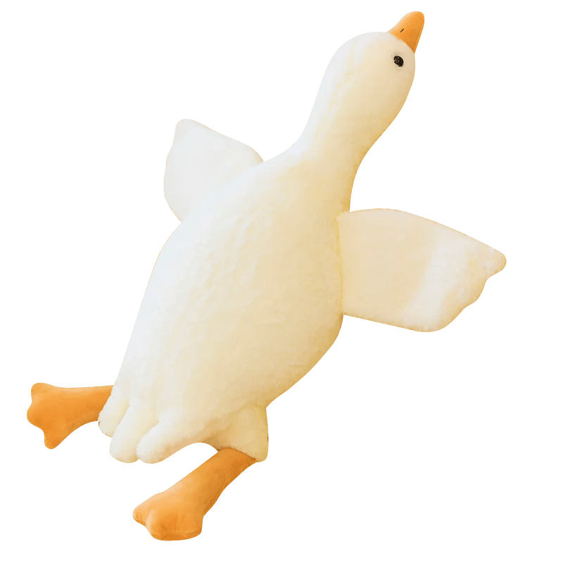 50cm Soft Goose Plush Toy for Cats Dogs Relax Pet Companion Anxiety - Relieving Dog Buddy Energy Release Gift for Pets - Deems