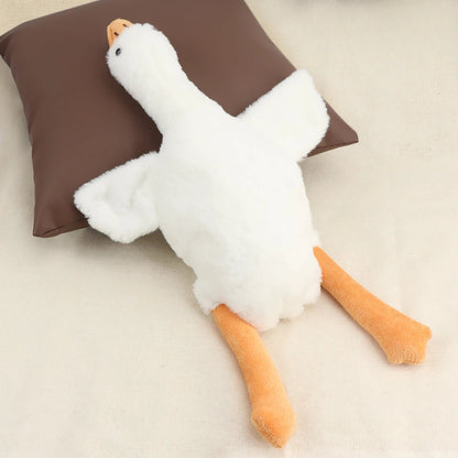 50cm Soft Goose Plush Toy for Cats Dogs Relax Pet Companion Anxiety - Relieving Dog Buddy Energy Release Gift for Pets - Deems