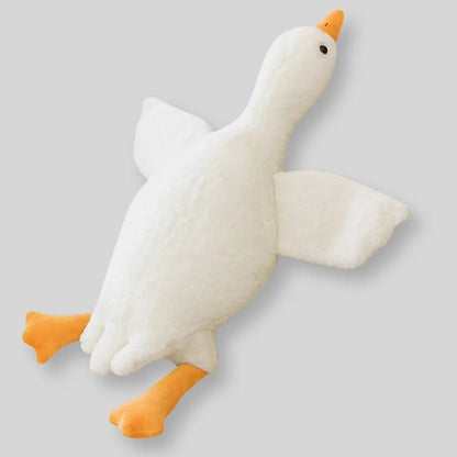 50cm Soft Goose Plush Toy for Cats Dogs Relax Pet Companion Anxiety - Relieving Dog Buddy Energy Release Gift for Pets - Deems