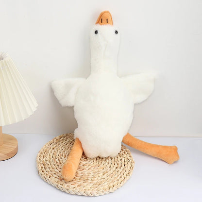 50cm Soft Goose Plush Toy for Cats Dogs Relax Pet Companion Anxiety - Relieving Dog Buddy Energy Release Gift for Pets - Deems