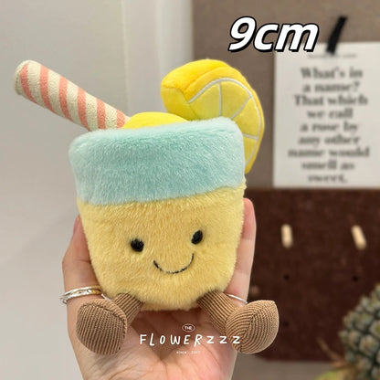 JELLYCAT Lemonade Coconut Plushies Very Soft Palm Tree Red Coral Plush Toy Cartoon Doll Home Decor Xmas Gifts Girl