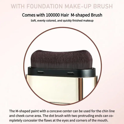 NEW Velvet Matte Foundation Stick Highly Malleable Concealer Contouring Lasting Waterproof Sweatproof High Coverage Foundation