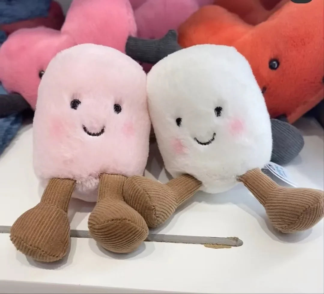 Plush Cotton Cat Candy Two Tone Cute Soft Two Tone Keychain Bag Pendant Plush Accessories Doll Car Pendant Holiday Gift