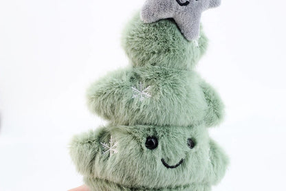 Funny Christmas Tree Plush Toys Cute Cartoon Gingerbread Dolls Soft Star Moon Shape Stuffed for Kids Festival Decor Party Gift