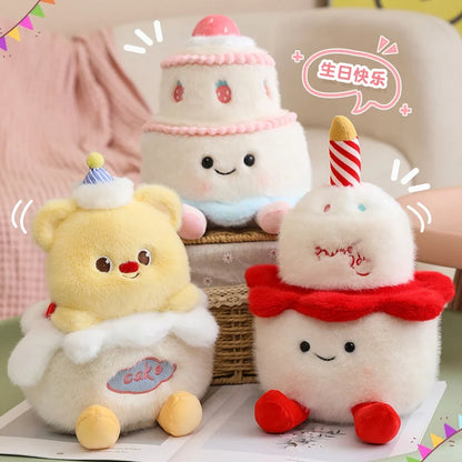 New Cartoon Egg Stuffed Toy Expression Food Bread Toast Series Breakfast Doll Fun Decoration Pillow Baby Comfort Doll Xmas Gifts