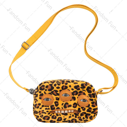 Fuggler Original Plush Shoulder Bag Wide Eyed Weirdo Screech Ugly Tooth Monster Big Head Crossbody Furry Backpack Birthday Gift