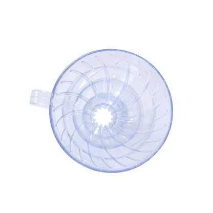 Reusable Coffee Dripper Resin Coffee Filter for Pour Over Barista Coffee Brewing Coffee Funnel Filter Cup1-2Cups/1-4Cups