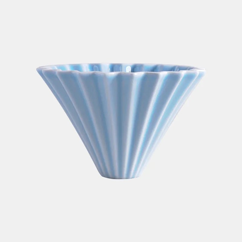 Ceramic Coffee Dripper Pour Over Coffee Maker Handmade Origami Coffee Filter Cup Flower Shape Funnel Drip Cafe Cake Cup Home - Deems