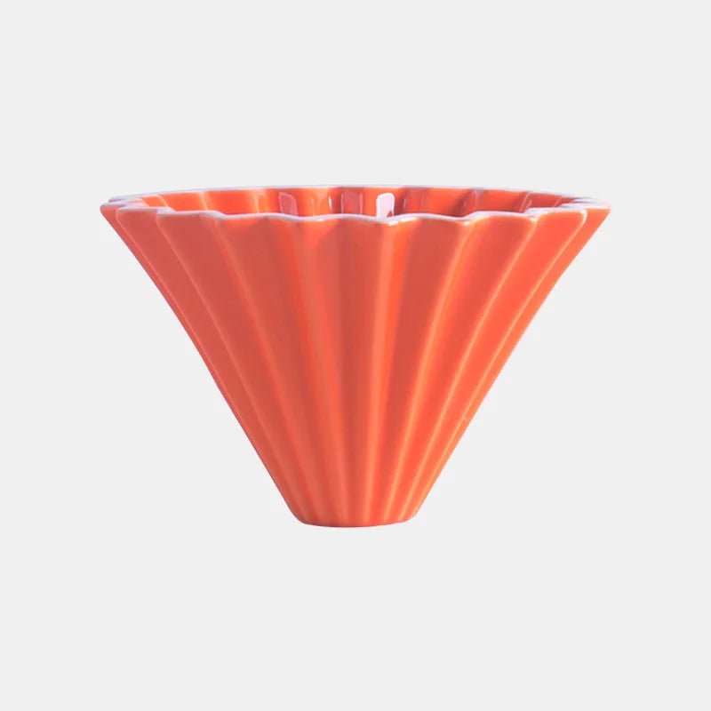 Ceramic Coffee Dripper Pour Over Coffee Maker Handmade Origami Coffee Filter Cup Flower Shape Funnel Drip Cafe Cake Cup Home - Deems