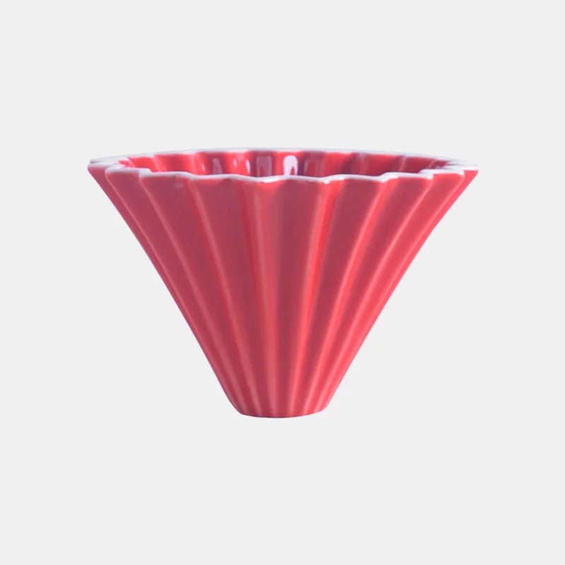 Ceramic Coffee Dripper Pour Over Coffee Maker Handmade Origami Coffee Filter Cup Flower Shape Funnel Drip Cafe Cake Cup Home - Deems