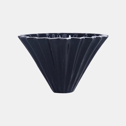 Ceramic Coffee Dripper Pour Over Coffee Maker Handmade Origami Coffee Filter Cup Flower Shape Funnel Drip Cafe Cake Cup Home - Deems