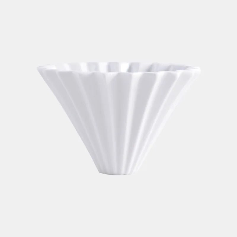 Ceramic Coffee Dripper Pour Over Coffee Maker Handmade Origami Coffee Filter Cup Flower Shape Funnel Drip Cafe Cake Cup Home - Deems