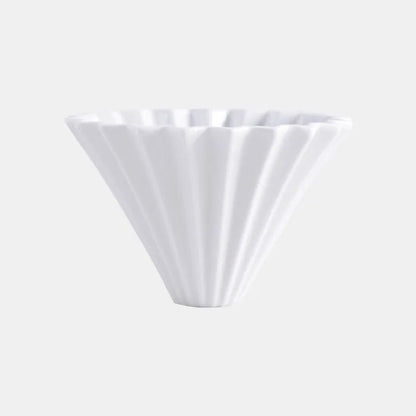 Ceramic Coffee Dripper Pour Over Coffee Maker Handmade Origami Coffee Filter Cup Flower Shape Funnel Drip Cafe Cake Cup Home - Deems