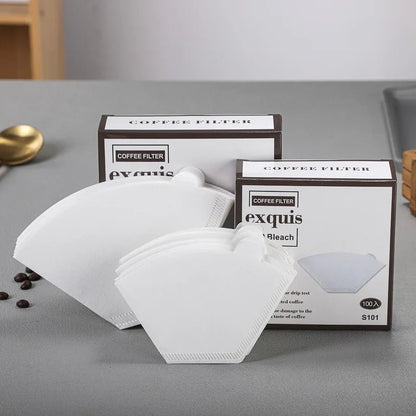 Ceramic Coffee Dripper Pour Over Coffee Maker Handmade Origami Coffee Filter Cup Flower Shape Funnel Drip Cafe Cake Cup Home - Deems