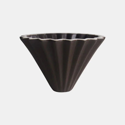 Ceramic Coffee Dripper Pour Over Coffee Maker Handmade Origami Coffee Filter Cup Flower Shape Funnel Drip Cafe Cake Cup Home - Deems