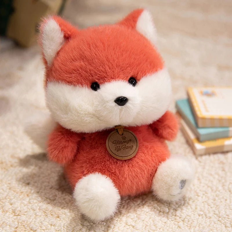 Cute Sitting Animals Red Panda Fox Sloth Cat Plush Toys Soft Plush Dolls Stuffed Capybara Pig Plushie Baby Toys Gifts for Kids - Deems