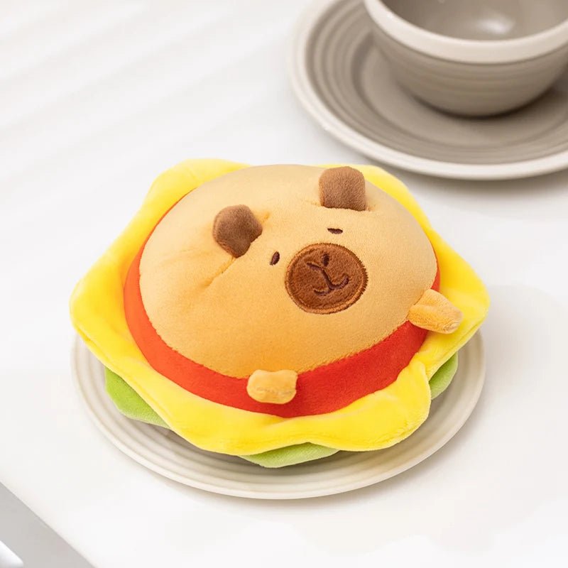 New Cartoon Egg Stuffed Toy Expression Food Bread Toast Series Breakfast Doll Fun Decoration Pillow Baby Comfort Doll Xmas Gifts - Deems