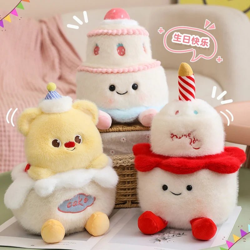 New Cartoon Egg Stuffed Toy Expression Food Bread Toast Series Breakfast Doll Fun Decoration Pillow Baby Comfort Doll Xmas Gifts - Deems