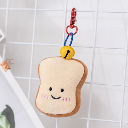 New Cartoon Egg Stuffed Toy Expression Food Bread Toast Series Breakfast Doll Fun Decoration Pillow Baby Comfort Doll Xmas Gifts - Deems