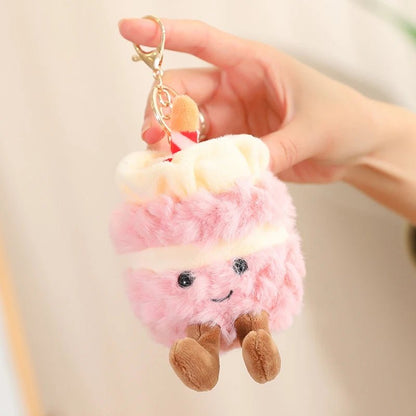 New Cartoon Egg Stuffed Toy Expression Food Bread Toast Series Breakfast Doll Fun Decoration Pillow Baby Comfort Doll Xmas Gifts - Deems