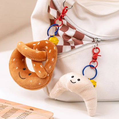 New Cartoon Egg Stuffed Toy Expression Food Bread Toast Series Breakfast Doll Fun Decoration Pillow Baby Comfort Doll Xmas Gifts - Deems