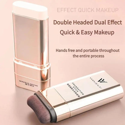 NEW Velvet Matte Foundation Stick Highly Malleable Concealer Contouring Lasting Waterproof Sweatproof High Coverage Foundation - Deems