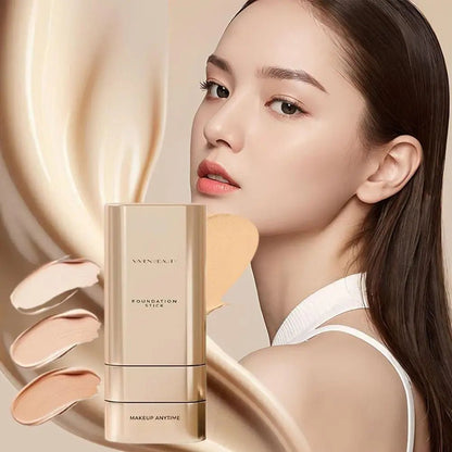 NEW Velvet Matte Foundation Stick Highly Malleable Concealer Contouring Lasting Waterproof Sweatproof High Coverage Foundation - Deems