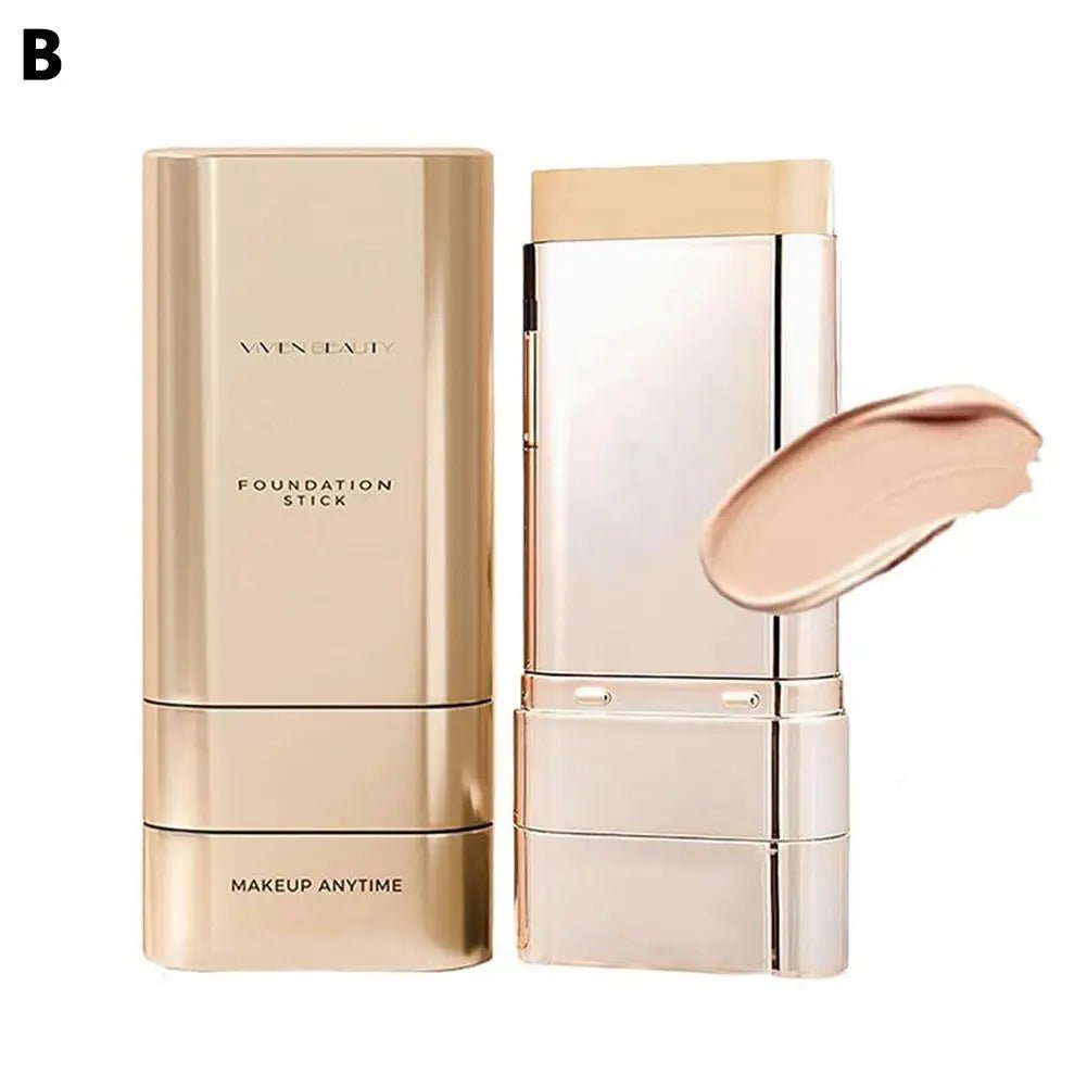 NEW Velvet Matte Foundation Stick Highly Malleable Concealer Contouring Lasting Waterproof Sweatproof High Coverage Foundation - Deems