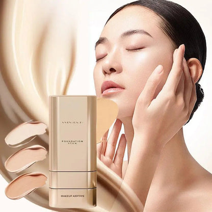 NEW Velvet Matte Foundation Stick Highly Malleable Concealer Contouring Lasting Waterproof Sweatproof High Coverage Foundation - Deems