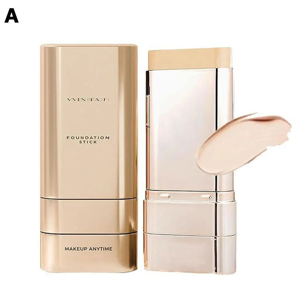 NEW Velvet Matte Foundation Stick Highly Malleable Concealer Contouring Lasting Waterproof Sweatproof High Coverage Foundation - Deems