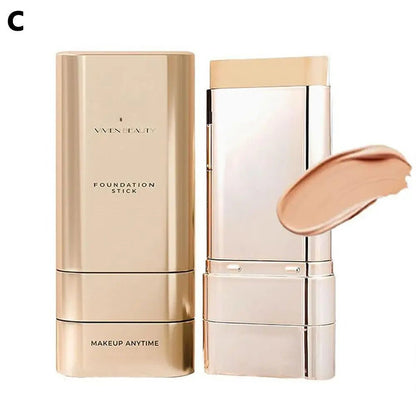NEW Velvet Matte Foundation Stick Highly Malleable Concealer Contouring Lasting Waterproof Sweatproof High Coverage Foundation - Deems