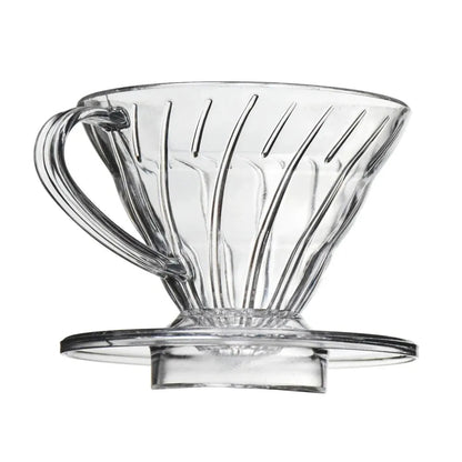 Reusable Coffee Dripper Resin Coffee Filter for Pour Over Barista Coffee Brewing Coffee Funnel Filter Cup1 - 2Cups/1 - 4Cups - Deems