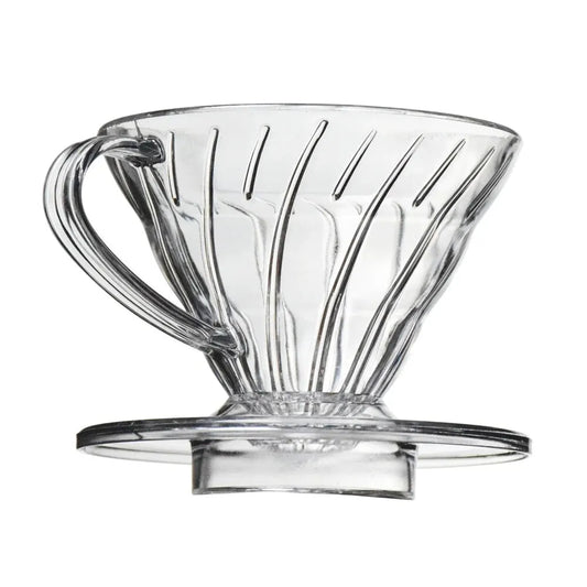 Reusable Coffee Dripper Resin Coffee Filter for Pour Over Barista Coffee Brewing Coffee Funnel Filter Cup1 - 2Cups/1 - 4Cups - Deems