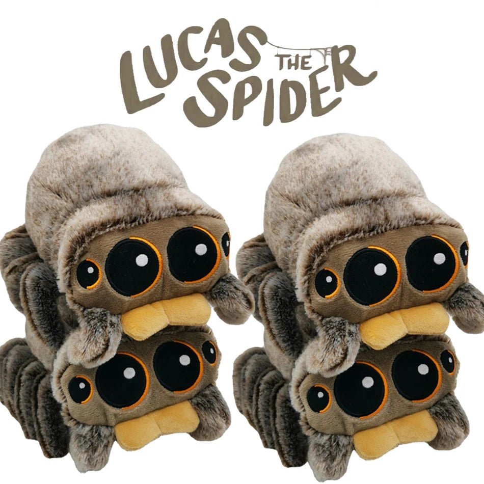 Stuffed Soft Animals Plushies Spider Toy Black Little Lucas Simulated Pillow Doll Anime Game Room Pillow Decora Kid Gift - Deems